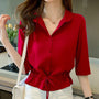 EllesBlouse I Detaillierte Bluse für Frauen - Fiadora