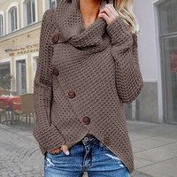 Hailey | Modern Asymmetrical Turtleneck Sweater with Stylish Details