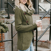 Hailey | Modern Asymmetrical Turtleneck Sweater with Stylish Details