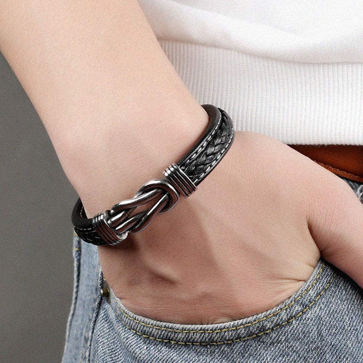 Infinity Bracelet | Leather Knot Bracelet