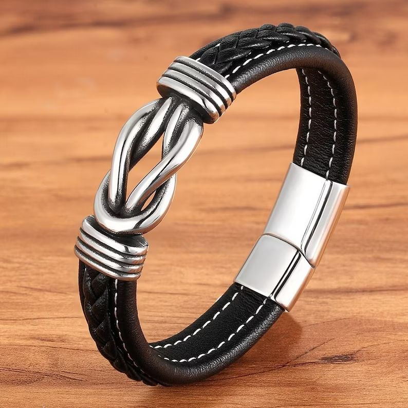 Infinity Bracelet | Leather Knot Bracelet