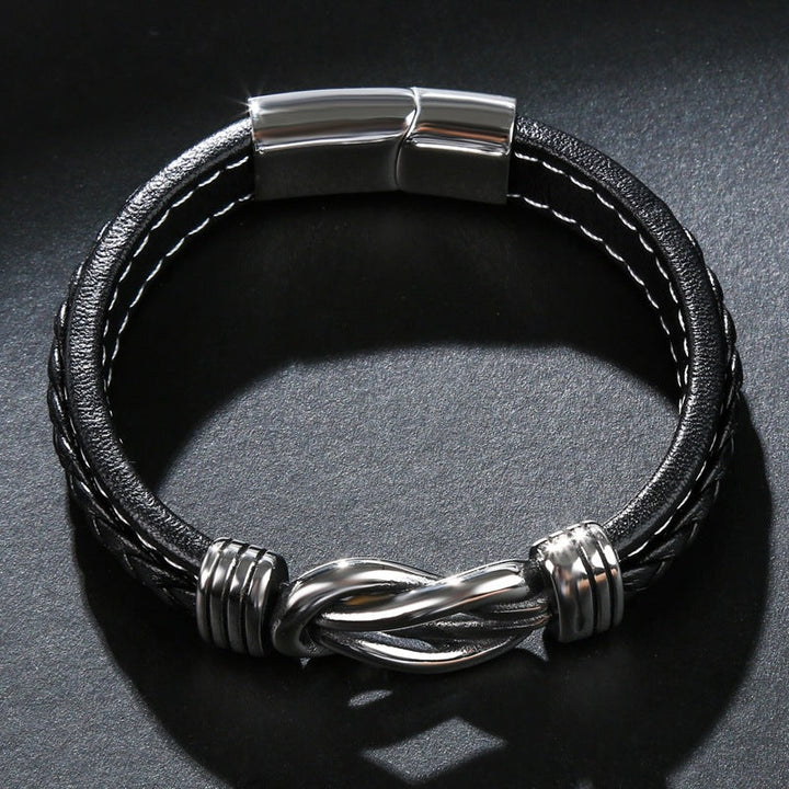 Infinity Bracelet | Leather Knot Bracelet