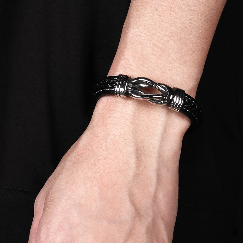 Infinity Bracelet | Leather Knot Bracelet