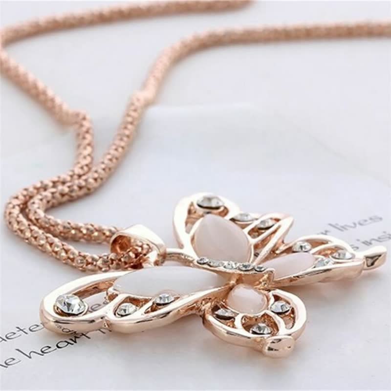 ClassyNecklace | Schmetterling Halskette für Frauen - Fiadora