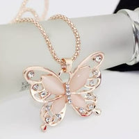 ClassyNecklace | Schmetterling Halskette für Frauen - Fiadora
