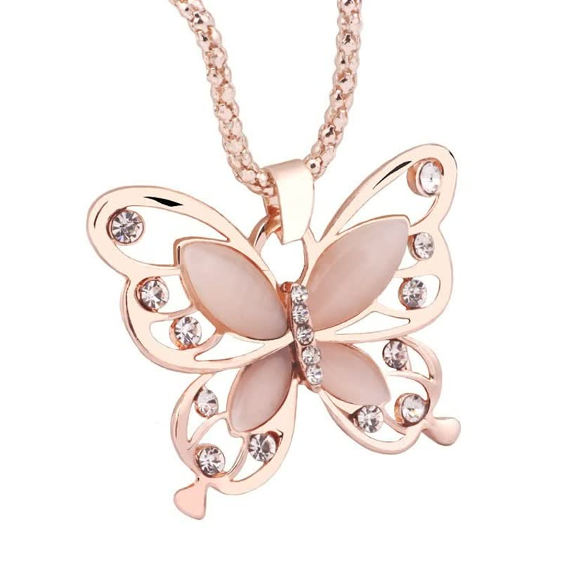 ClassyNecklace | Schmetterling Halskette für Frauen - Fiadora