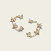 Crystal Butterfly Earring